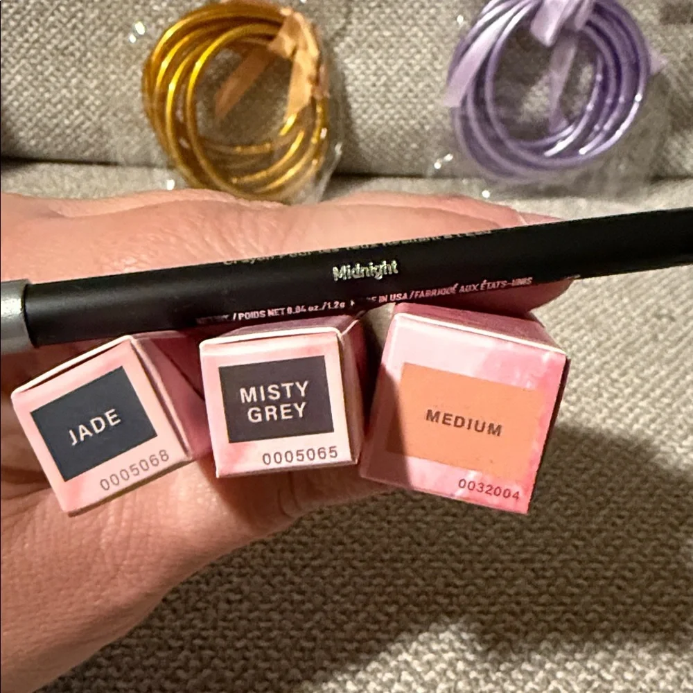 Mally Beauty Evercolor Gel Eyeliner Set - Black, Gold, Purple